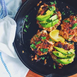 Burgers made using fresh salmon