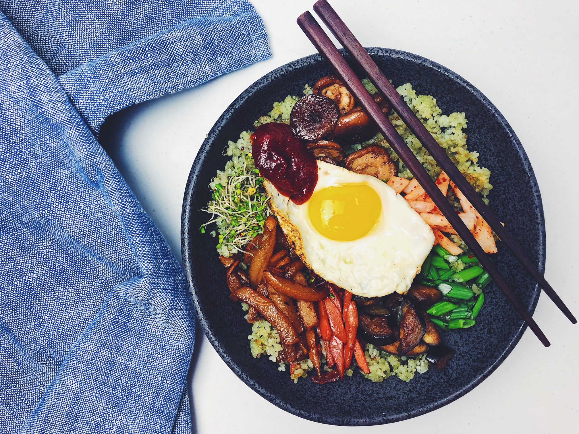 Caramelized Asian Pear Bibimbap