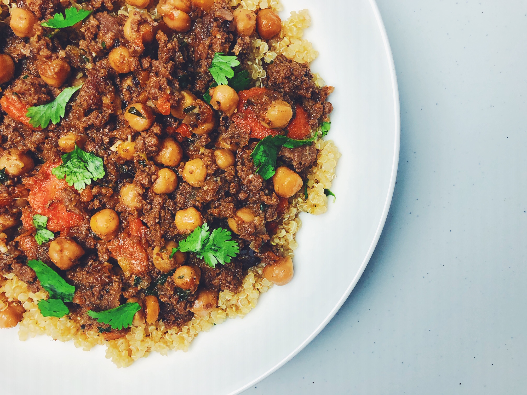 Moroccan Inspired Ground Beef Stew