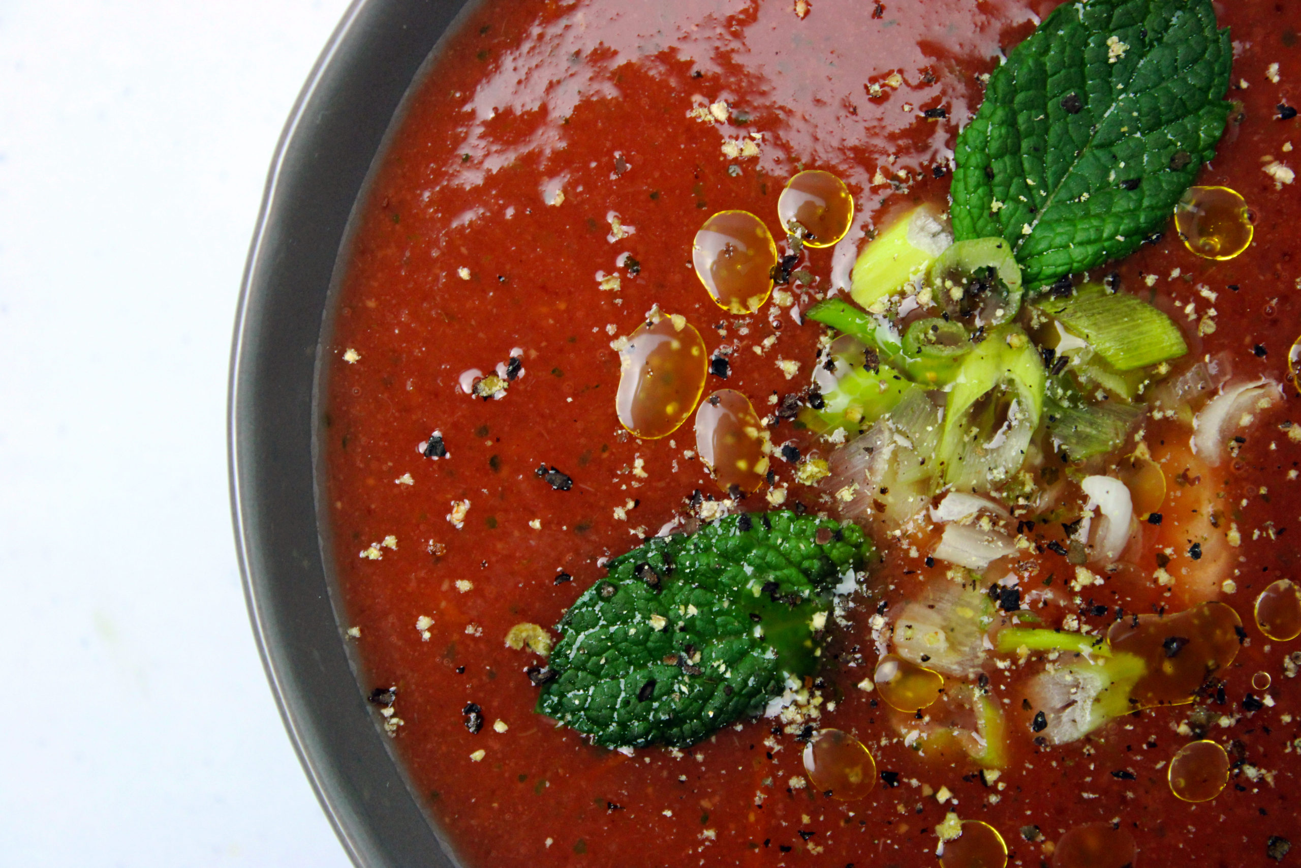 Spicy Watermelon Gazpacho